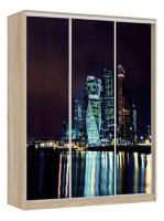 Бассо 7-600 07 (полки слева) дуб сонома