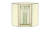 Шкаф настенный угловой Злата ЗТ-3660/МВ (-01) фото Шкаф настенный угловой Злата ЗТ-3660/МВ (-01). Фото №1