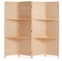 Ширма с полками Secret De Maison L'ARCHET (mod. TT-RD029) сосна+бамбук, 200*180, натуральный (natural wood)