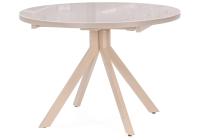 Стол деревянный Веллор 100(135)х100х78 капучино