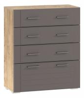 Комод Livorno НМ 040.46 Софт Графит, Дуб бунратти фото Комод Livorno НМ 040.46 Софт Графит, Дуб бунратти. Фото №1