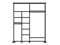 Шкаф-купе Лика ММ-137-01/02РБ фото Шкаф-купе Лика ММ-137-01/02РБ. Фото №1