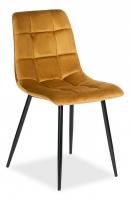 Стул  CHILLY (mod. 7094) металл/вельвет, 45 х 55 х 87,5 см, коричневый/черный, G062-61 (поставляется по 4 шт). Фото №1