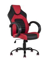 Кресло игровое TopChairs Racer Midi черно-красное фото Кресло игровое TopChairs Racer Midi черно-красное. Фото №1