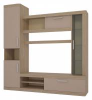 Макси Мини- Стенка дуб сонома/имбирь фото Макси Мини- Стенка дуб сонома/имбирь