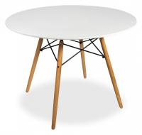 Стол Бари 1000*1000*740 круглый Белый фото Стол Бари 1000*1000*740 круглый Белый. Фото №1