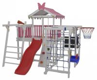 Комплекс игровой ДК1Р, розовый, серый фото Комплекс игровой ДК1Р, розовый, серый. Фото №1