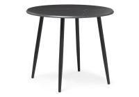 Стол деревянный Абилин 90 мрамор черный / черный матовый фото Стол деревянный Абилин 90 мрамор черный / черный матовый. Фото №1