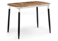 Стол деревянный раскладной Гуанг дуб юкон / черный