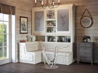 Кухонный угловой диван с буфетом Благо Б 7.4-2 Карамель фото Кухонный угловой диван с буфетом Благо Б 7.4-2 Карамель