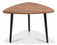 Стол журнальный TROYA МДФ/дерево, 70*73*48 см, Дуб Американский (ножки черные) фото Стол журнальный TROYA МДФ/дерево, 70*73*48 см, Дуб Американский (ножки черные). Фото №1