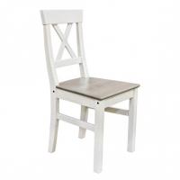 (1.8.2) Стул "Форест" белый воск УКВ/серый ("Елена") фото (1.8.2) Стул "Форест" белый воск УКВ/серый ("Елена")
