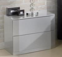 Тумба прикроватная DUPEN М-102 серебро. Фото №1