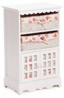 Комод с 2-мя корзинами Secret De Maison LE RAY ( mod.TT-WC004 ) МДФ+Павловния, 45*30*73, Белый (White). Фото №1