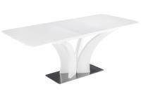 Стол стеклянный Horns 120 super white фото Стол стеклянный Horns 120 super white. Фото №1