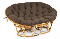 Кресло MAMASAN ECO SKIN  / с подушкой / Natural (натуральный), ткань Коричневый, 3М7-147 Кресло MAMASAN ECO SKIN  / с подушкой / Natural (натуральный), ткань Коричневый, 3М7-147