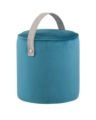 Пуф Джерри велюр темно-бирюзовый. Фото №2