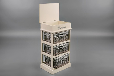 Тумба Ouverture 3 4336 с 3-я корзинами и ящиком. Фото №5