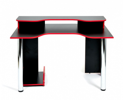 Подставка п/сист. блок StrikeRack NEO black/red, черный/красная кромка. Фото