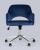 Кресло компьютерное Кларк велюр синий фото Кресло компьютерное Кларк велюр синий. Фото №5