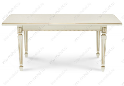 Стол деревянный Шанталь слоновая кость / золото фото Стол деревянный Шанталь слоновая кость / золото. Фото №3