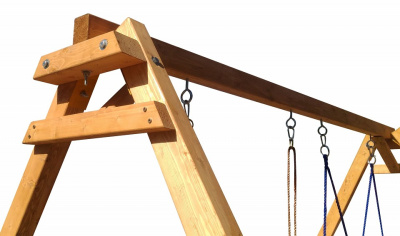 Качели детские Р911-15, коричневый. Фото