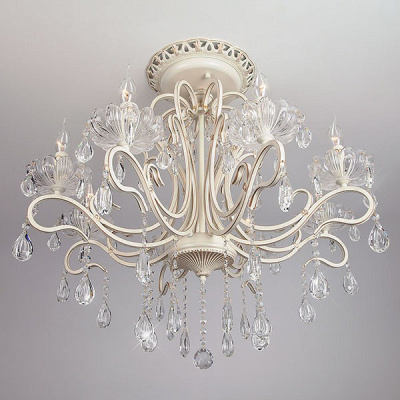 Потолочная люстра Eurosvet Etna 12205/8 белый Strotskis фото Потолочная люстра Eurosvet Etna 12205/8 белый Strotskis. Фото №2