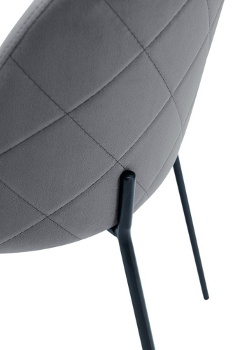 Стул С-962 серый бархат. Фото №7