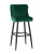 Стул барный Ститч велюр изумрудный. Фото №1