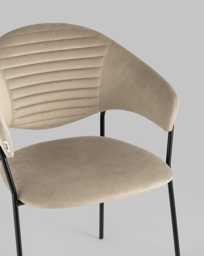 Стул Алексис велюр капучино. Фото №9