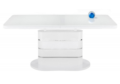 Стол стеклянный Plas 140 super white. Фото №3