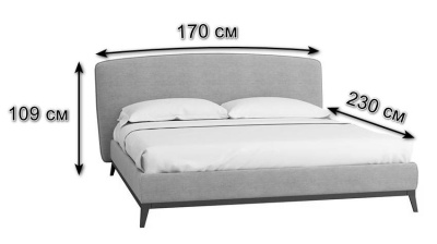 Кровать с ортопедическим основанием 1.4 Сканди Лайт Жемчужно-белый фото Кровать с ортопедическим основанием 1.4 Сканди Лайт Жемчужно-белый. Фото №3