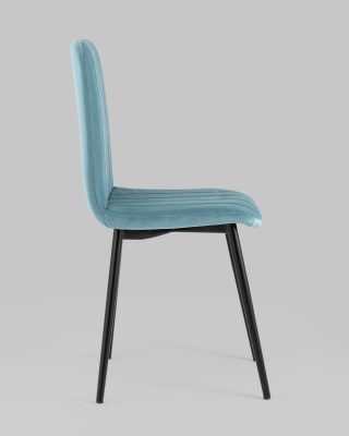 Стул Easy велюр пыльно-голубой. Фото