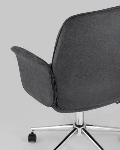 Стул офисный Simona серый. Фото №8