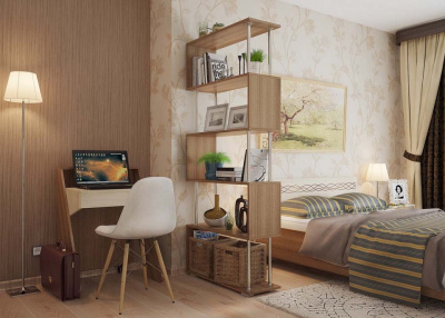 Стойка 6 Полка дуб сонома фото Стойка 6 Полка дуб сонома. Фото №2