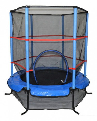 Батут AL-140 1400 мм, синий, черный. Фото №1