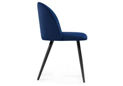 Стул Gabi 1 dark blue / black фото Стул Gabi 1 dark blue / black. Фото №3