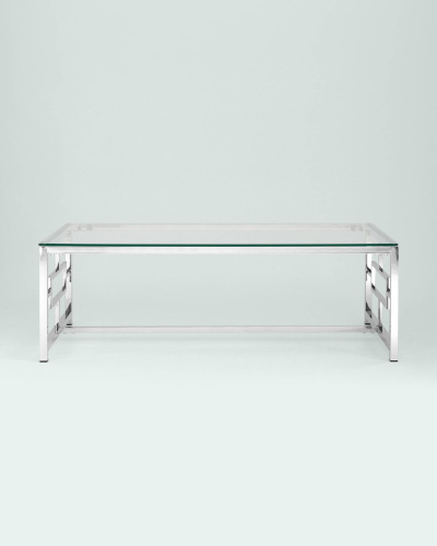 Журнальный стол 120*60 БРУКЛИН серебро. Фото №4