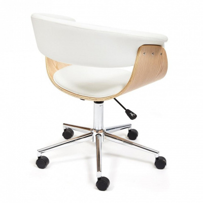 Кресло VIMTA  натуральный, кож/зам белый. Фото №2