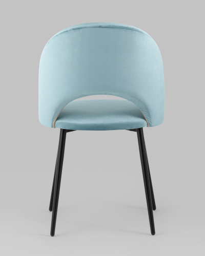 Стул Меган велюр пыльно-голубой. Фото №6