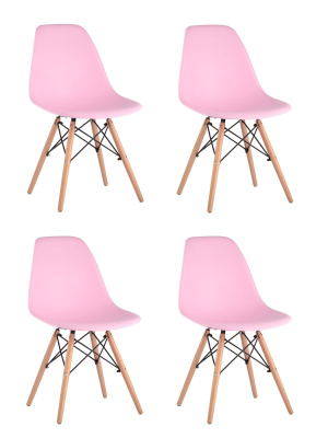 Стул DSW розовый x4. Фото №2