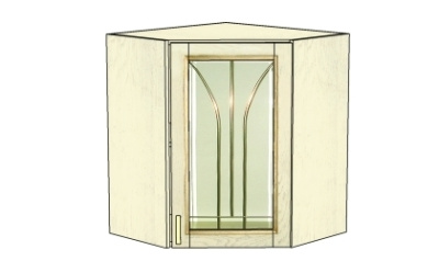 Шкаф настенный угловой Злата ЗТ-3660/МВ (-01) фото Шкаф настенный угловой Злата ЗТ-3660/МВ (-01). Фото №2