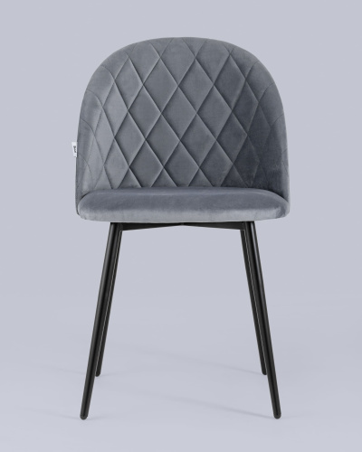 Стул Марсель велюр серый. Фото №5