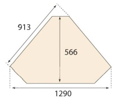 Тумба угловая для ТВ Версаль ГМ 5637. Фото №2