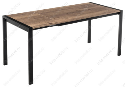 Стол деревянный Центавр дуб велингтон / черный матовый. Фото