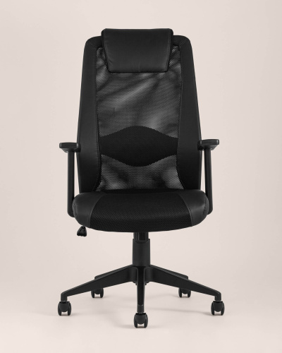 Кресло офисное TopChairs Studio черное. Фото №5