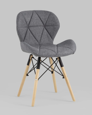 Стул Бон рогожка темно-серый фото Стул Бон рогожка темно-серый. Фото №3