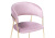 Стул Kamelia pink / gold фото Стул Kamelia pink / gold. Фото №4