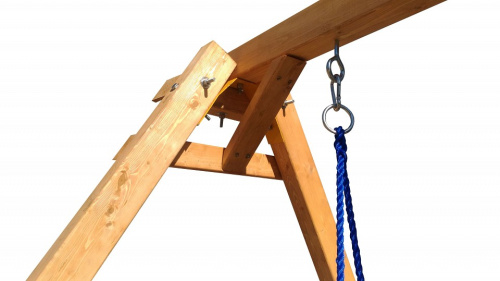 Качели детские Р911-15, коричневый. Фото №7