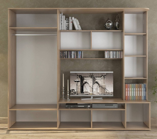 Алегро СТЛ.111.02 Стенка Ясень шимо тёмный/Ясень шимо светлый фото Алегро СТЛ.111.02 Стенка Ясень шимо тёмный/Ясень шимо светлый. Фото №2